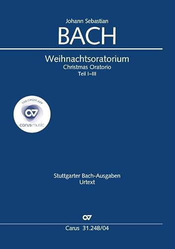 Weihnachtsoratorium (Klavierauszug deutsch): Teil I–III BWV 248, 1734 (?)