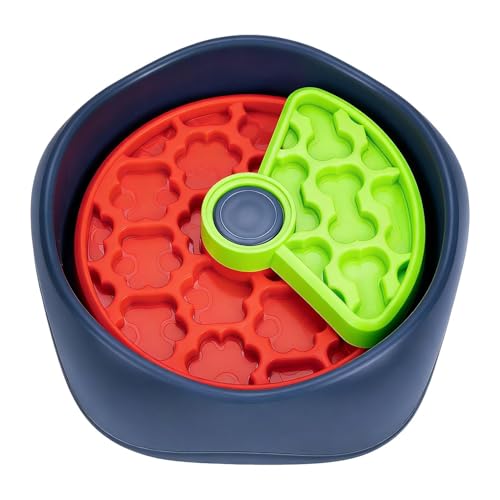 Laberinto De Comida para Mascotas: Bandeja Interactiva Antiasfixia, Cuenco para, para Aliviar El Aburrimiento, Juguete De Alimentación | Cuenco De Laberinto Interactivo, Ay