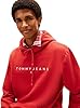 Tommy Jeans Men's TJM REG LINEAR LOGO HOODIE EXT DM0DM20746 Pullover Hoodie, RED (Terracotta Red), XXL #3