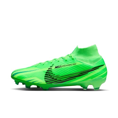 Nike Superfly 9 Elite Mercurial Dream Speed FG High-Top Soccer Cleats (FJ7186-300, Green Strike/Stadium Green/Black) Size 7