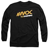 LOGOVISION VCU Havoc Basketball Unisex Adult Long-Sleeve T Shirt, Black, Large