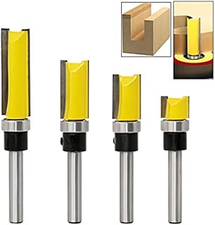 4pcs 1/4 Inch Shank Pattern Flush Trim Router Bit Set