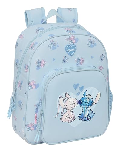 safta STITCH - Sac à dos pour enfants, idéal pour enfants de différents âges, confortable et polyvalent, qualité et résistance, 28 x 10 x 34 mm
