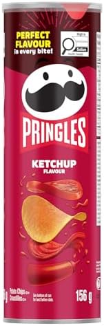 Pringles Potato Chips, Ketchup, 156 Grams/5.50oz {Imported from Canada}