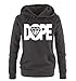 Produktbild Comedy Shirts - DOPE - dope Diamond Damen Hoodie Schwarz/Weiss Gr. M