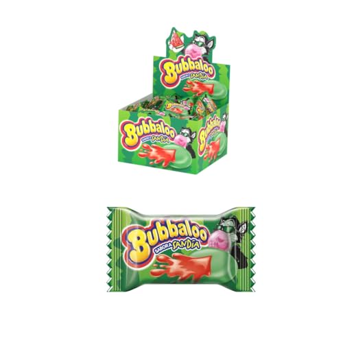 iChuches- Chicles rellenos Bubbaloo pack 60 unidades. Sabores Fresa, Sandía, Tutti (60 u, Sandía)