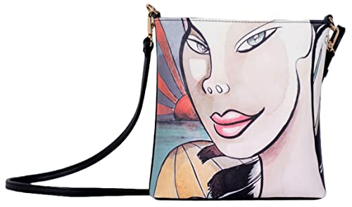 Sac à bandoulière en cuir synthétique Noir modèle Ire. design italien original