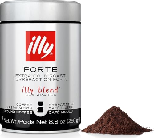 Image of illy Ground Drip Coffee, Forte Dark Roast, 8.8 oz