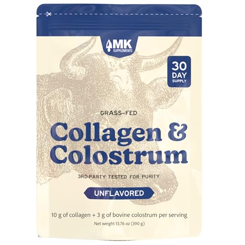 MK Supplements Grass-Fed Collagen & Colostrum