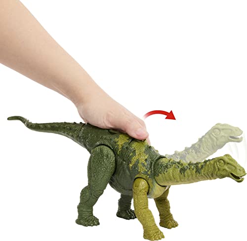 image for Mattel Jurassic World Wild Roar Dinosaur Toy with Sound & Attack Move,