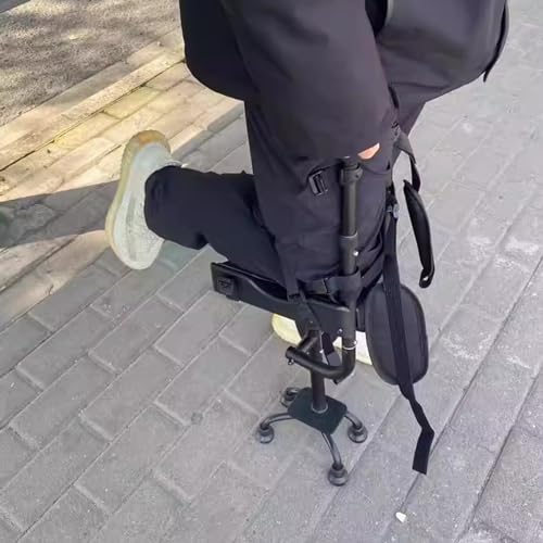 Déambulateur télescopique à une jambe et béquille mains libres pour adulte blessé
