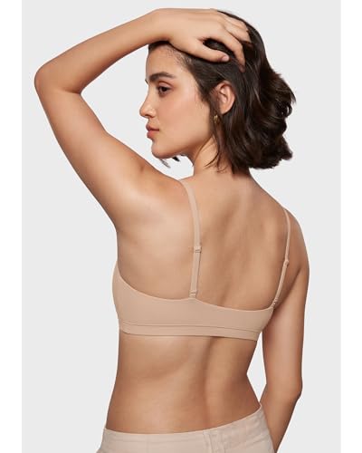 Image of INLYRIC Women's Inbarely Bralettes Cami Bras No Underwire Wireless Seamless Unlined Comfort Sports Bra