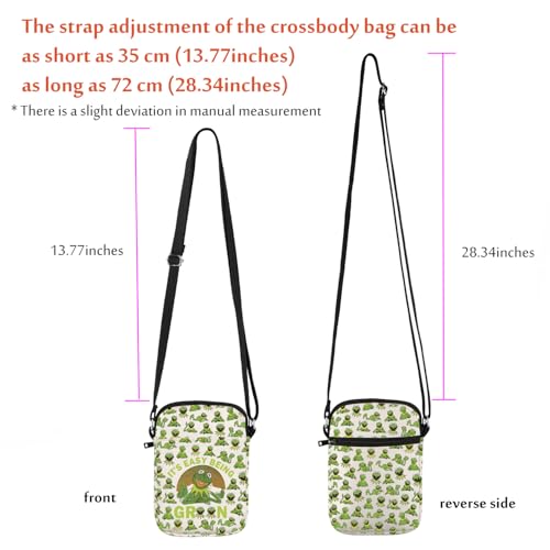 Movie Merchandise Crossbody Bag WDW Frog Fans Gift Frog Character Carry On Bag Singing Frog Gift(BGreenCross)3