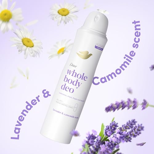 Dove Whole Body Deo Lavendel- & Kamillenduft Deospray ohne Aluminiumsalze
