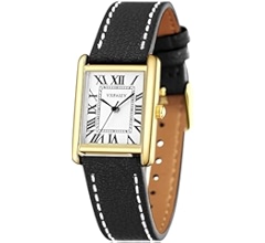 VXFAIZY Rectangular Watch for Women with Vintage Roman
