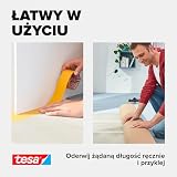 Tesa 56171-00003-11 Taśma Dwustronna, Biały, 10 x 50 mm