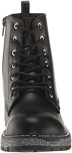 Steve Madden Girls Shoes Girls Wordle Combat Boot, Black, 4 Big Kid | Image 1