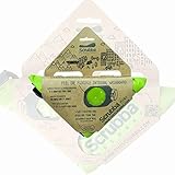 Scrubba Mini Bolsa de Lavado Ultra compacta, Ideal para Viajes, Camping y Senderismo. Bolsa portátil para Lavadora y Seca; Esencial para Viajes, Color Verde y pequeño