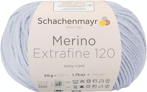 Schachenmayr Merino Extrafine 120, 50G Silver Handstrickgarne