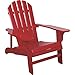 Leigh Country TX 94050 Adirondack Chair, Red