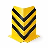 toolmate Lagerschutz Eckschutz Stahl – Rammschutz Winkel & Rammecke – Anfahrschutz für Regal, Hochregal, Einfahrt, Hof und Garage (40 cm Höhe)