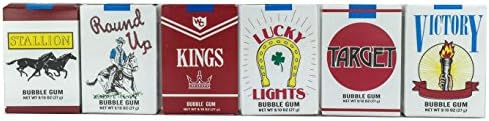 World Confections Bubble Gum Cigarettes, 8 Piece per Box (24 Count)
