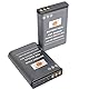 DSTE 2-Pack Ersatz Batterie Akku Kompatibel für EN-EL23 und Coolpix P600, P610, P610s, P900, P900s, S810c, B700 Digital Kamera