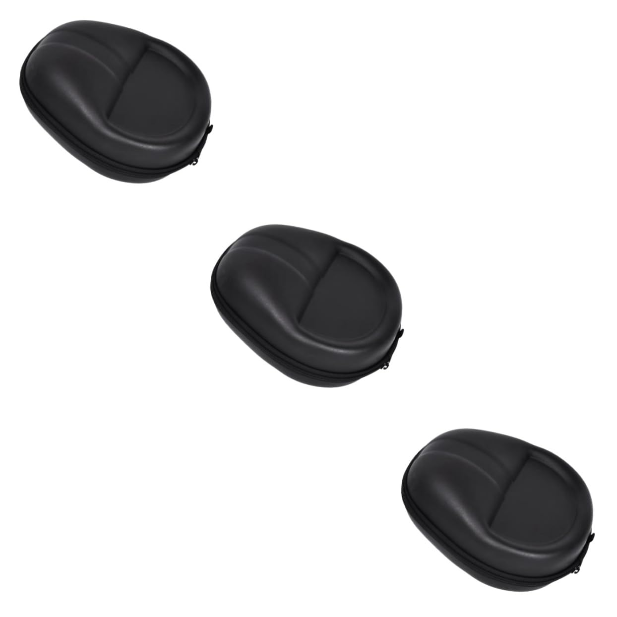 DOITOOL Estuche Portátil De 3 Piezas De Eva para Auriculares con Cremallera Fácil De Usar para Un Almacenamiento Seguro.
