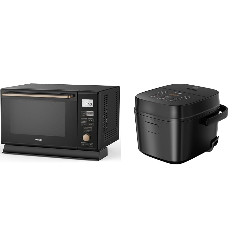 Amazon | 【セット買い】[山善] スチームオーブンレンジ 25L