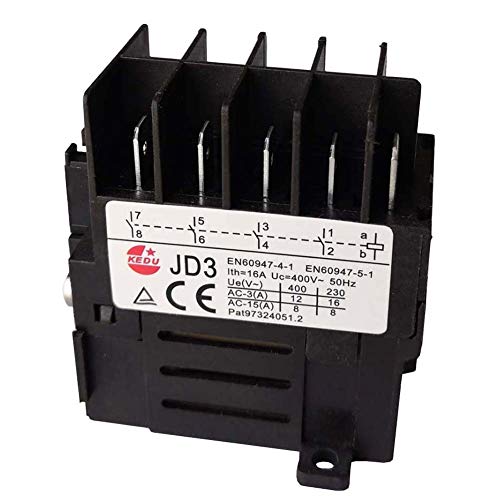 Relé electromagnético contra apagones y caídas de tensión KEDU JD3 de 10 pines 5NO