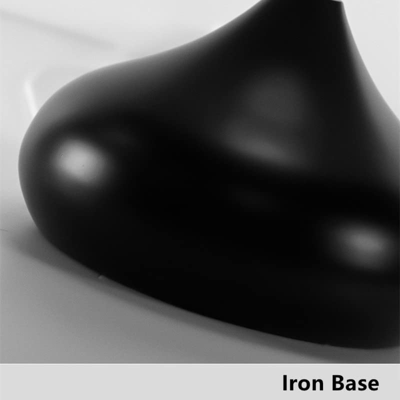 Lampe de table de chevet noire au design épuré et tactile - 2