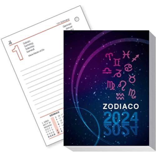 Blocco agenda almanacco zodiaco 2024 ricambio