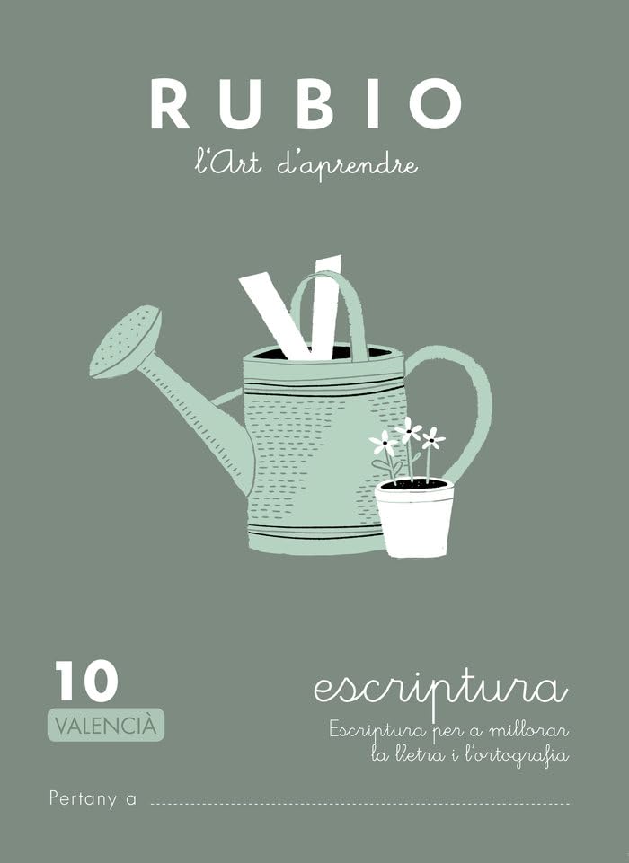 10 Escriptura RUBIO | Valencià | +9 anys | Escriptura per a millorar la lletra i l'ortografía
