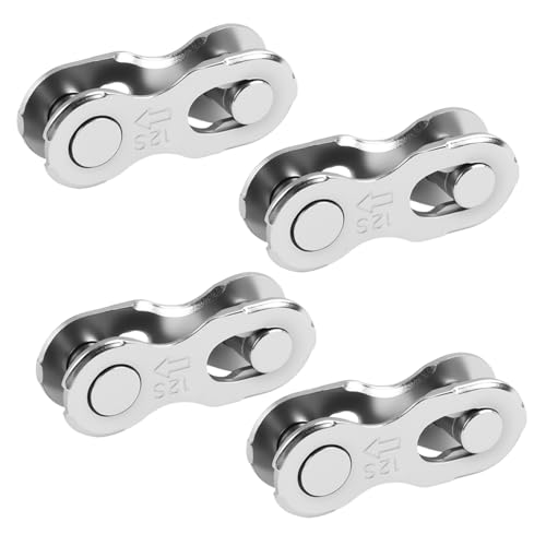 Image of Spares SM-CN910 Quick Link for 12-Speed Bicycle Chains - Pack of 4 Durable and Reliable Chain Connectors for Easy Installation and Maintenance - Essential Cycling Accessory