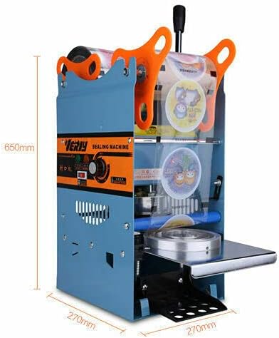 110V Cup Sealing Machine Manual Electric Cup Sealing Machine Cup Sealer for Milk Tea Coffee Smoothies