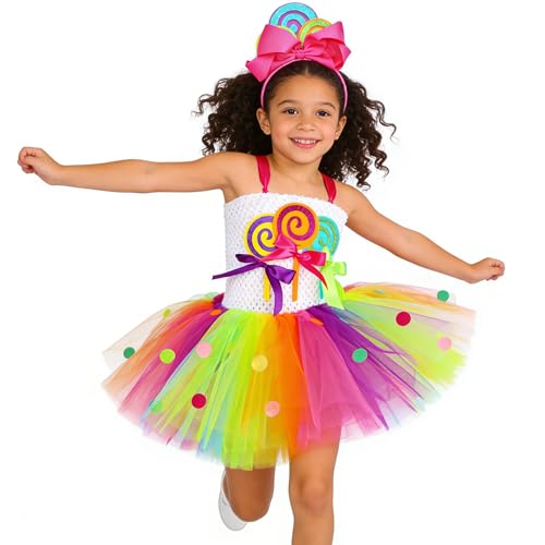 Disfraz de niña vestido princesa tutu dulce miniatura 2