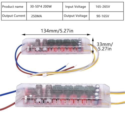 Transformateur LED 20-40Wx4 avec télécommande infrarouge pour plafonnier