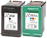 350 Noir 351XL Couleur Cartouche Compatible HP DeskJet OfficeJet Photosmart D4200 D4260 D4263 D4300 D4360 D4363 D4368 J5730 J5780 J5785 J5790 J6400 J64440 10 J6 413 J6415 J6450 J6480 C4200 C4205 C4210