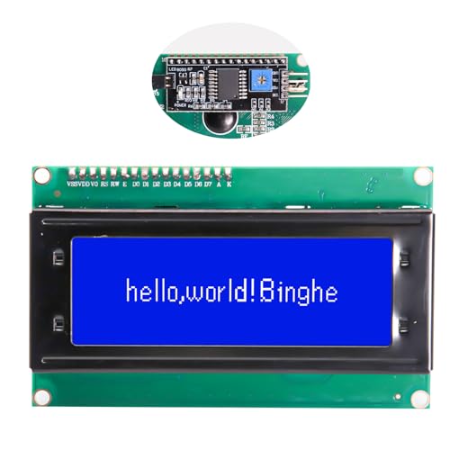 Ya en mundofriki.es: LCD Display Módulo Binghe 2004 LCD Display módulo de Pantalla de 16 x 2 Caracteres IIC I2C 5V con retroiluminación Pantalla Azul Compatible con Raspberry Pi con Arduino