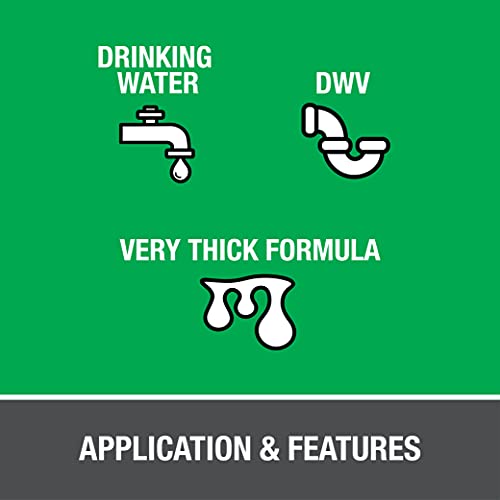 Oatey 30876 Heavy Duty Clear Pvc Cement, 16 Oz #TOP4