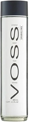 Água Norueguesa Voss Com Gás Sparkling Em Vidro 800ml
