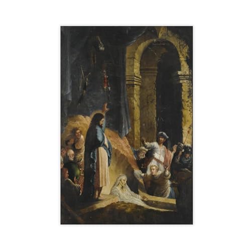 TEXSCRAP The Raising of Lazarus Poster Canvas Paintings Wall Art