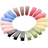 LONEEDY 21 Pack Non-slip Teeth Hair Clips Plastic Hair Barrettes, Geometric Alligator Barrettes Hair