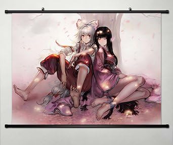 Home Decor Japanese Wall poster Scroll Touhou Project Hakurei Reimu 23.6 X 17.7 Inches 1155