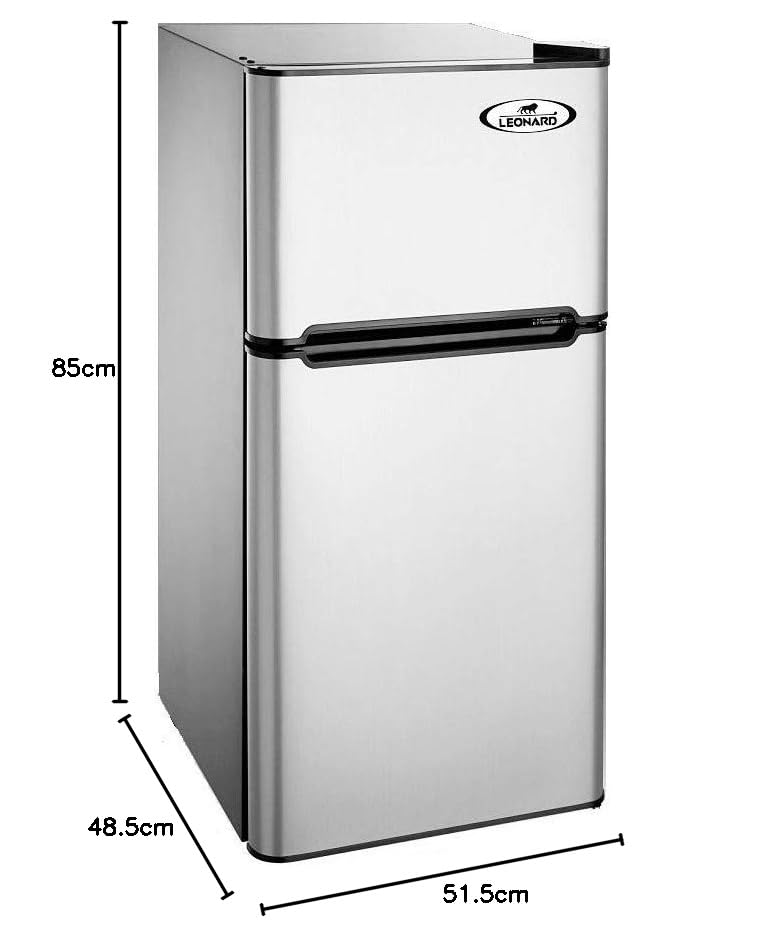 LEONARD USA Mini Fridge for Home Inverter Double Door 110 L with Separate Deep Freezer Compartment (Based on American Technology) Product Image 6