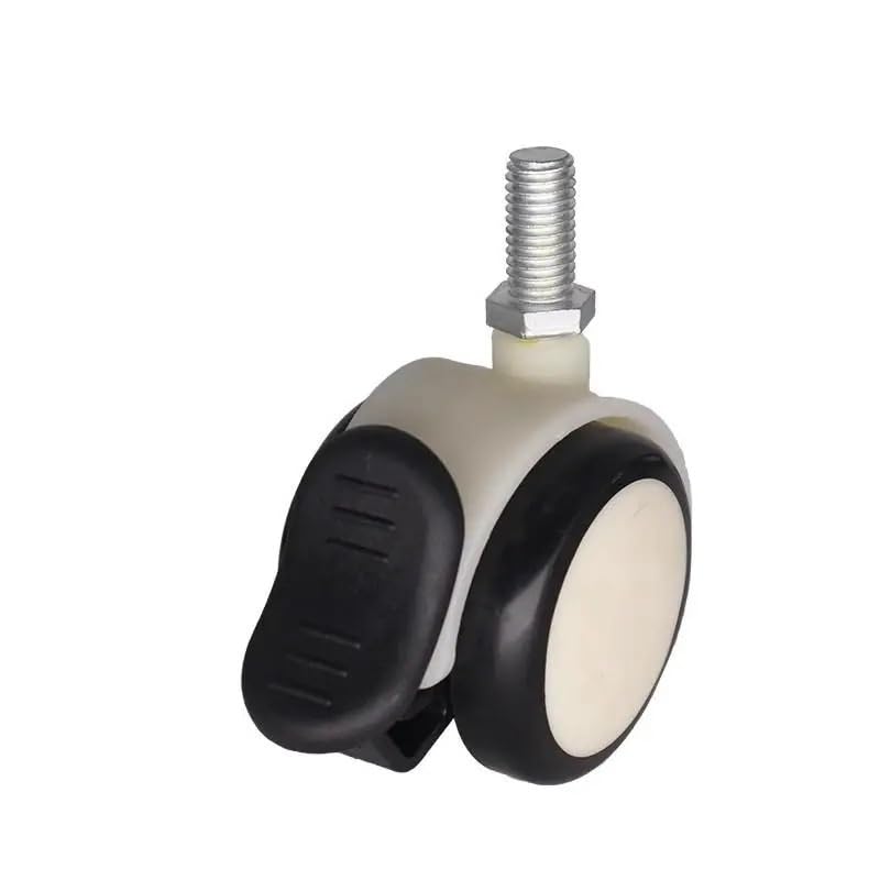 Roues de châssis 2 pouces lot de 4 roulettes de guidage M10 avec frein