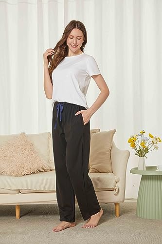 HiddenValor Women's Cotton Knit Loungewear Pajama Pants4