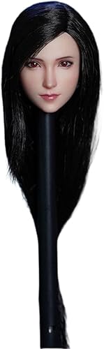 Miniatura 6 de Esculpa de cabeza femenina a escala 16, cabeza de pelo plantado de niña de fantasía tallada para figura de acción TBLeague Phicen femenino de 12