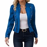 Veste croisée décontractée pour femme, idéale pour les scénarios du quotidien comme les courses, le travail ou les promenades relaxantes.