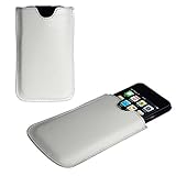  wortek Tasche Apple iPhone 3G / 3GS / 4 / 4S Etui Weiß Glossy